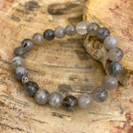 Black Tourmaline Quartz Stretch Bracelet! Natural Crystals & Handmade!